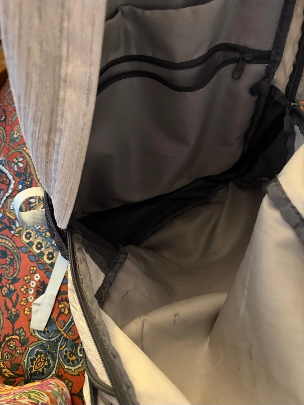 adidas Light Gray and Dark Gray Everyday Backpack